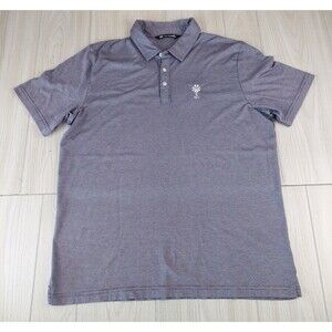 Travis Mathew‎ Polo Shirt Mens XL Purple Golf Pima Cotton Blend Casual Active